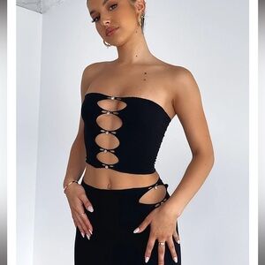 White Fox Triggered Crop Tank